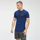 Vīriešu krekliņš ar īsām piedurknēm MP Essential Seamless Short Sleeve T-Shirt - Intense Blue Marl