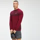 MP Vīriešu bezšuvju krekliņš ar garām piedurknēm Essential Seamless Long Sleeve Top - Wine Marl