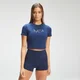 MP Sieviešu Adapt Camo Logo Crop T-krekls - Benzīna zils