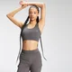 MP sieviešu sporta krūšturis Tempo Cross Back Repreve® - Carbon
