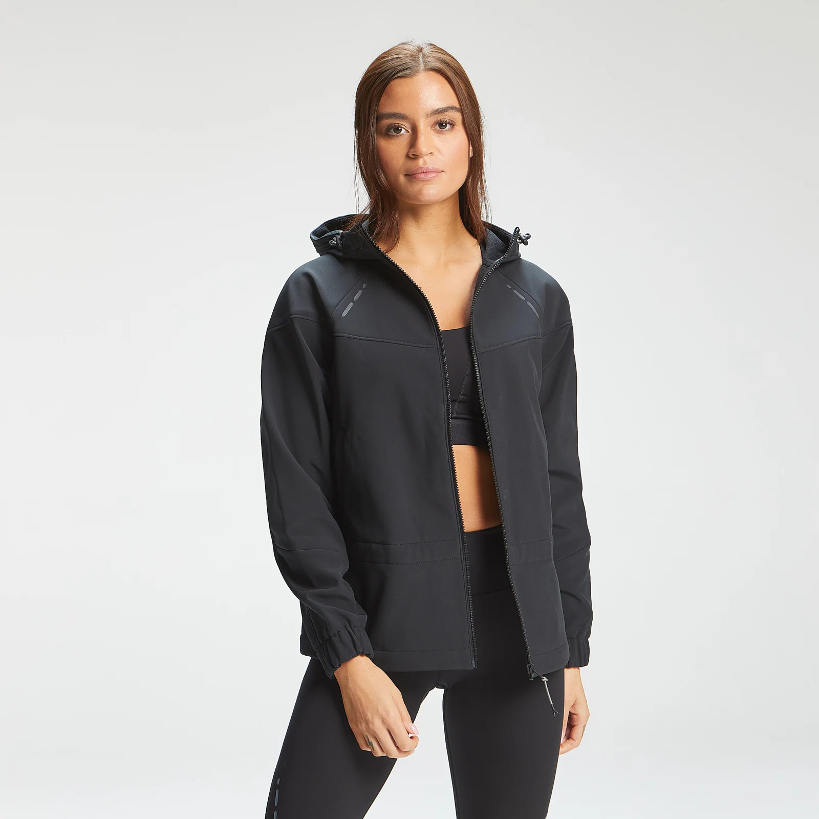 MP Women's Power Ultra Soft Shell Jacket - Black - XXS attēls 1