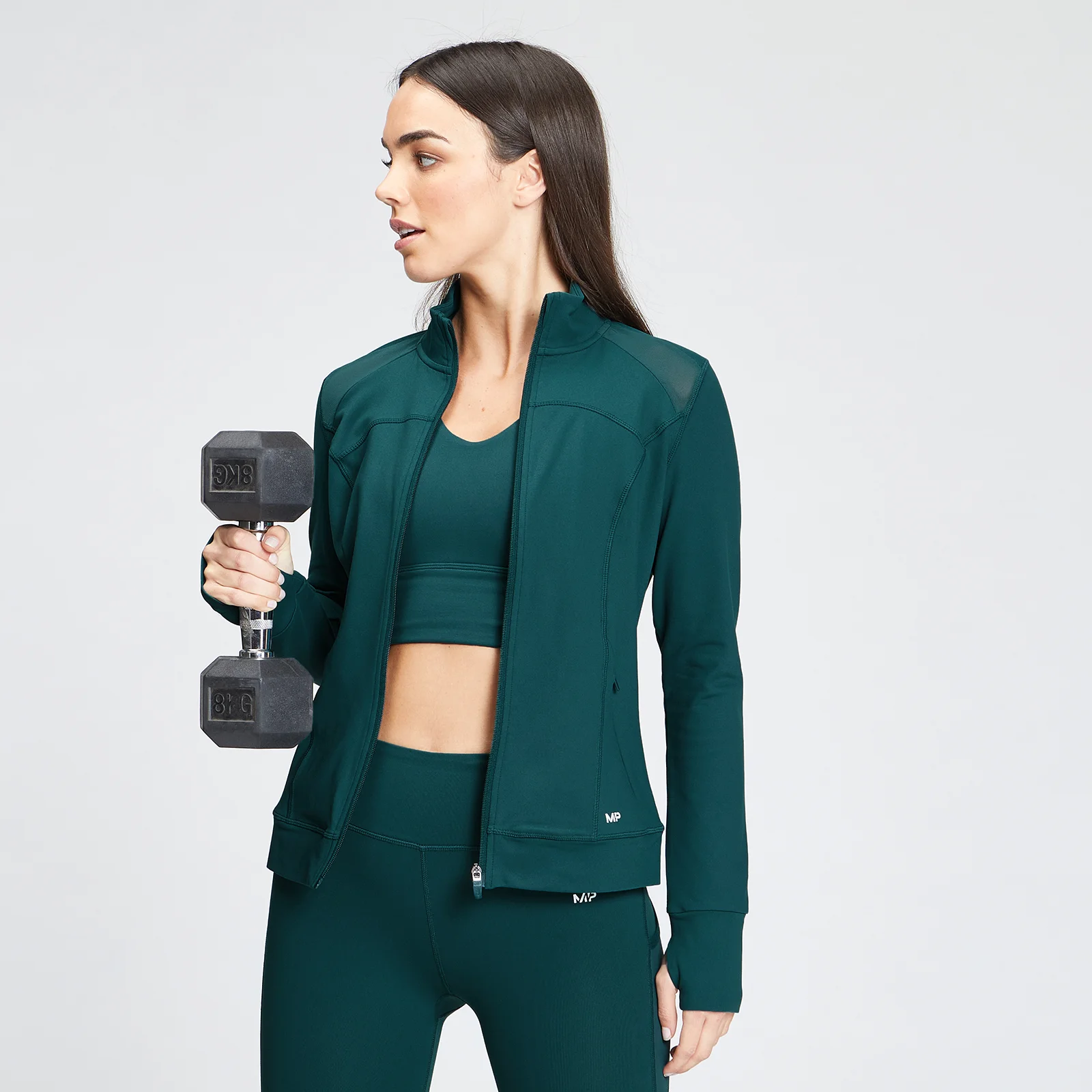 MP Sieviešu Power Mesh jaka - Deep Teal - XXS attēls 1
