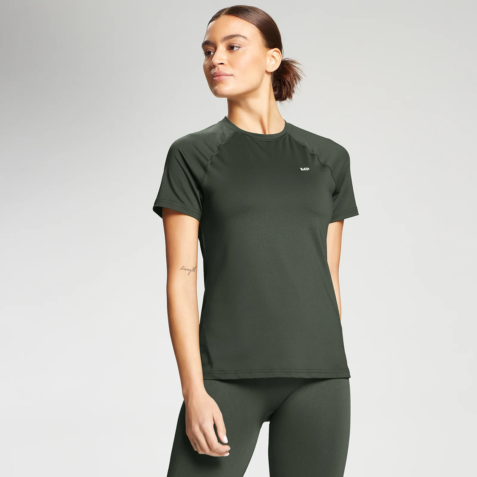 MP sieviešu krekliņš Essentials Training Slim Fit T-Shirt - Vine Leaf - XXS attēls 1