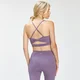 MP sieviešu sporta krūšturis Composure Twist Back - Smokey Purple