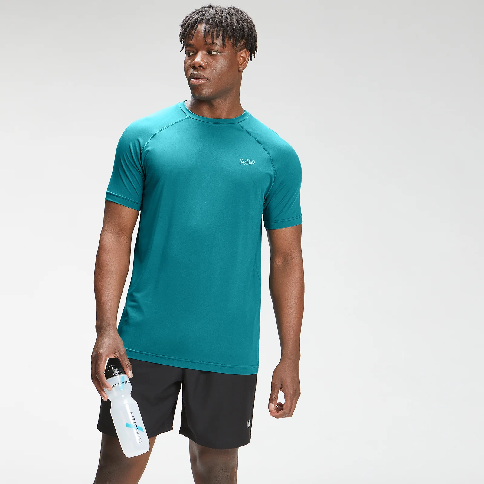 MP vīriešu krekliņš ar īsām piedurknēm Repeat Mark Graphic Training T-Shirt - Teal - XXS attēls 1