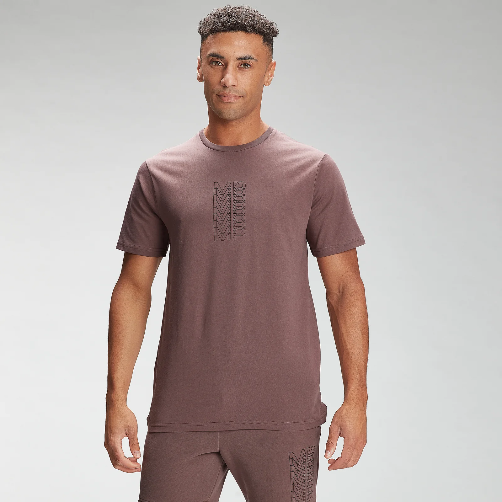 MP Men's Repeat MP Graphic Short Sleeve T-Shirt - Warm Brown - XXS attēls 1