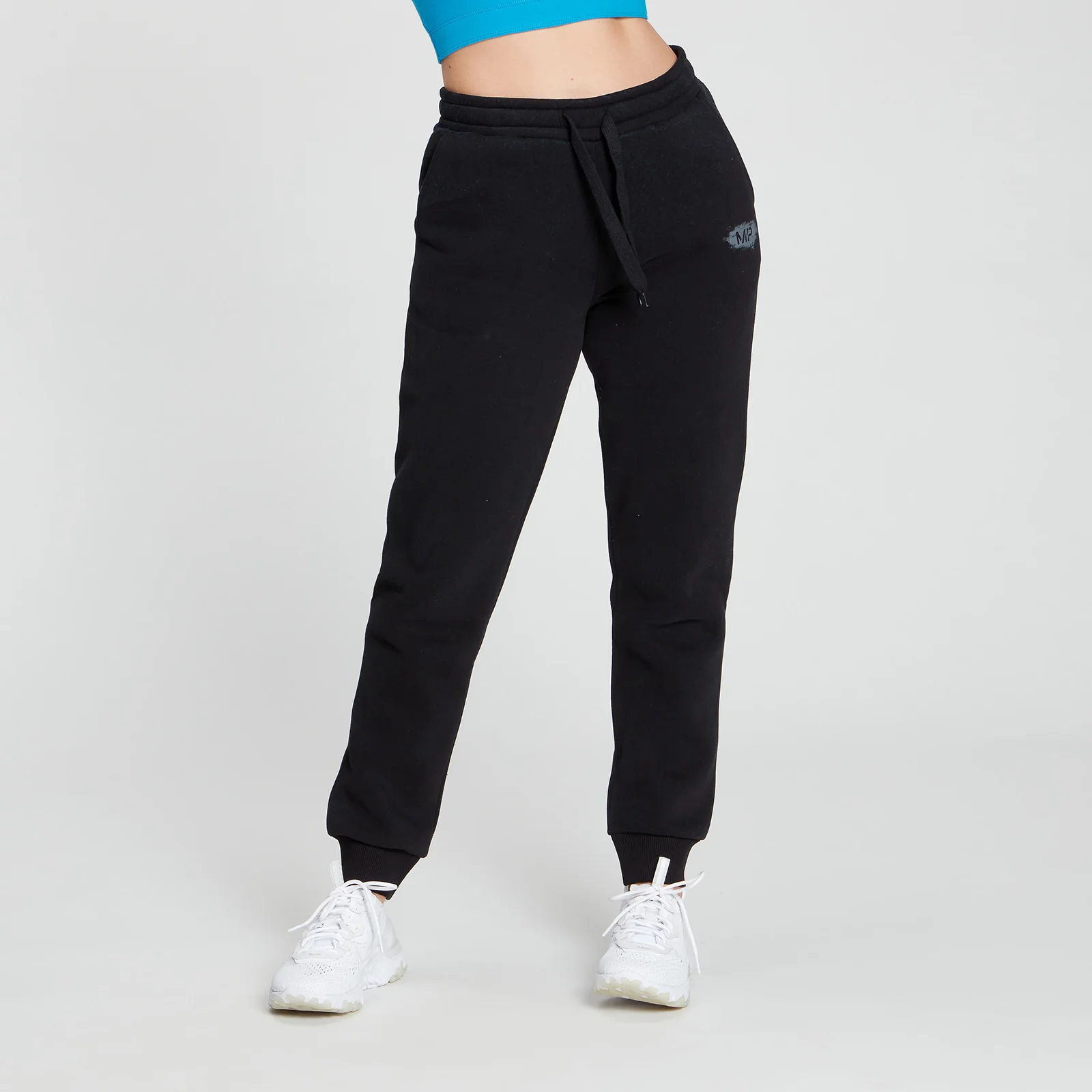 MP Women's Chalk Graphic Joggers - Black - XXS attēls 1