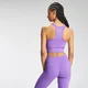 MP sieviešu krūšturis ar muguras daļu Repeat MP Training Racerback Bra - Deep Lilac