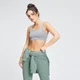 MP Essentials sieviešu sporta krūšturis ar platām siksniņām - Grey Marl