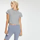 MP Sieviešu krekliņš Essentials Crop T-Shirt - Grey Marl