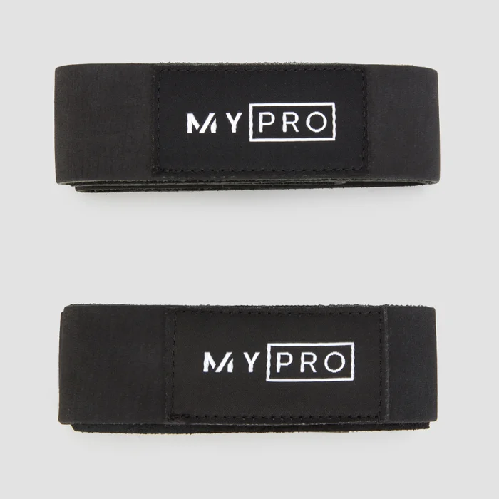 MYPRO zamšādas svarcelšanas saites — Melnas