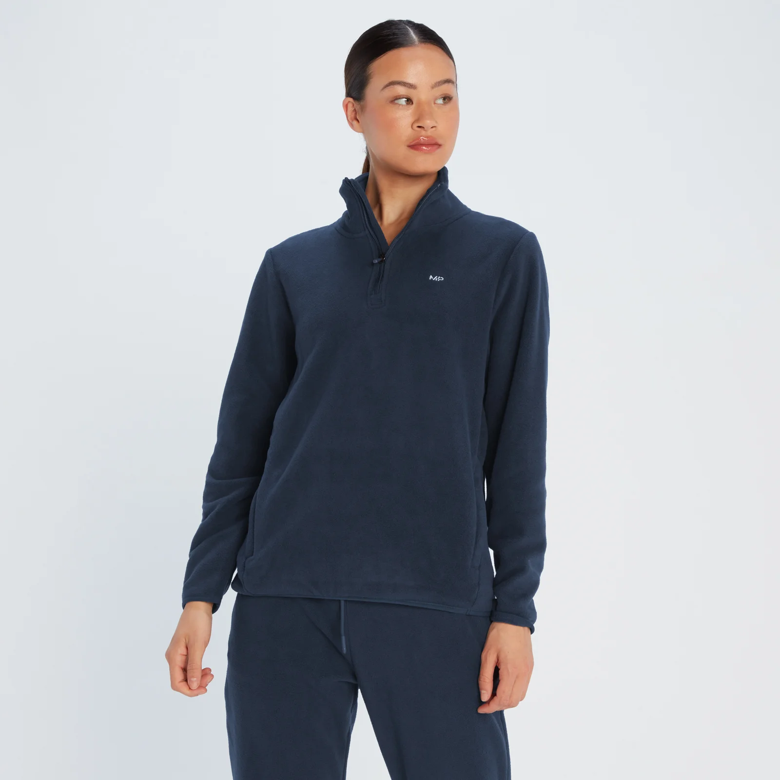 MP Women's Rest Day 1/4 Zip Fleece - Navy - XXS attēls 1