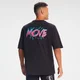 MP vīriešu Retro Move lielizmēra t-krekls - Melns