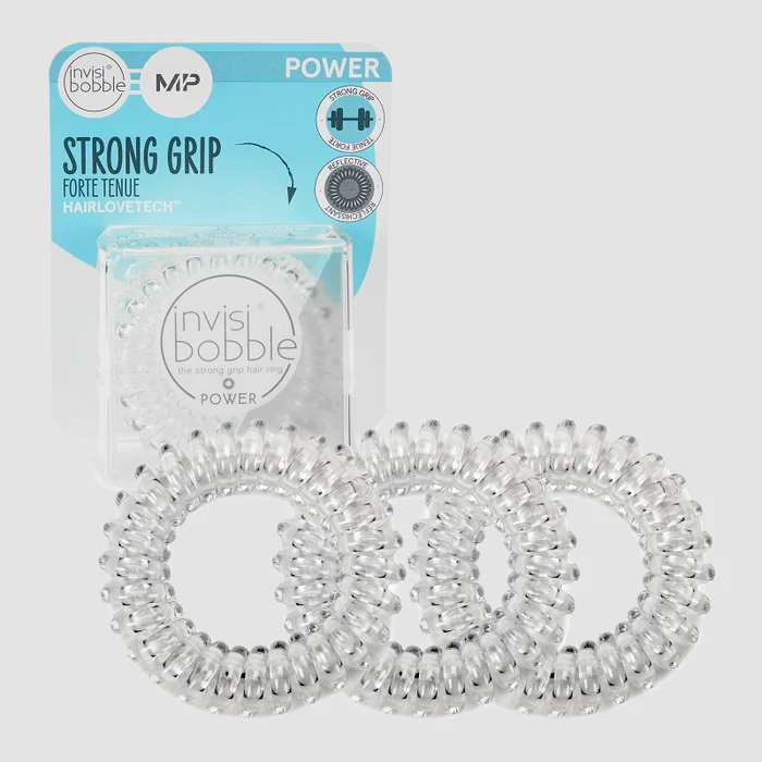MP X Invisibobble® Power Reflective — Caurspīdīgas — IEPAKOJUMĀ 3 GAB.