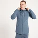 MP vīriešu jaka ar kapuci un rāvējslēdzēju “Form” — Pelēkzila