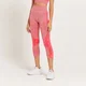 MP sieviešu Curve 3/4 legingi ar paaugstinātu jostasvietu — Sarkani