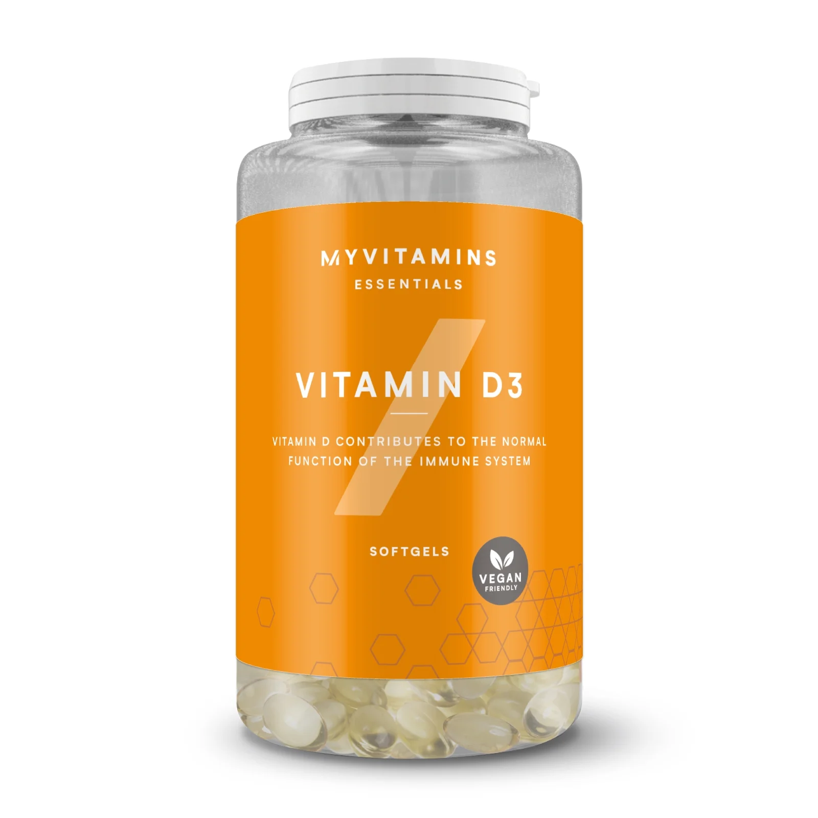 Vegānu D vitamīna mīkstās želejas kapsulas - 180mīkstās želejas kapsulas - Nearomatizēts attēls 1