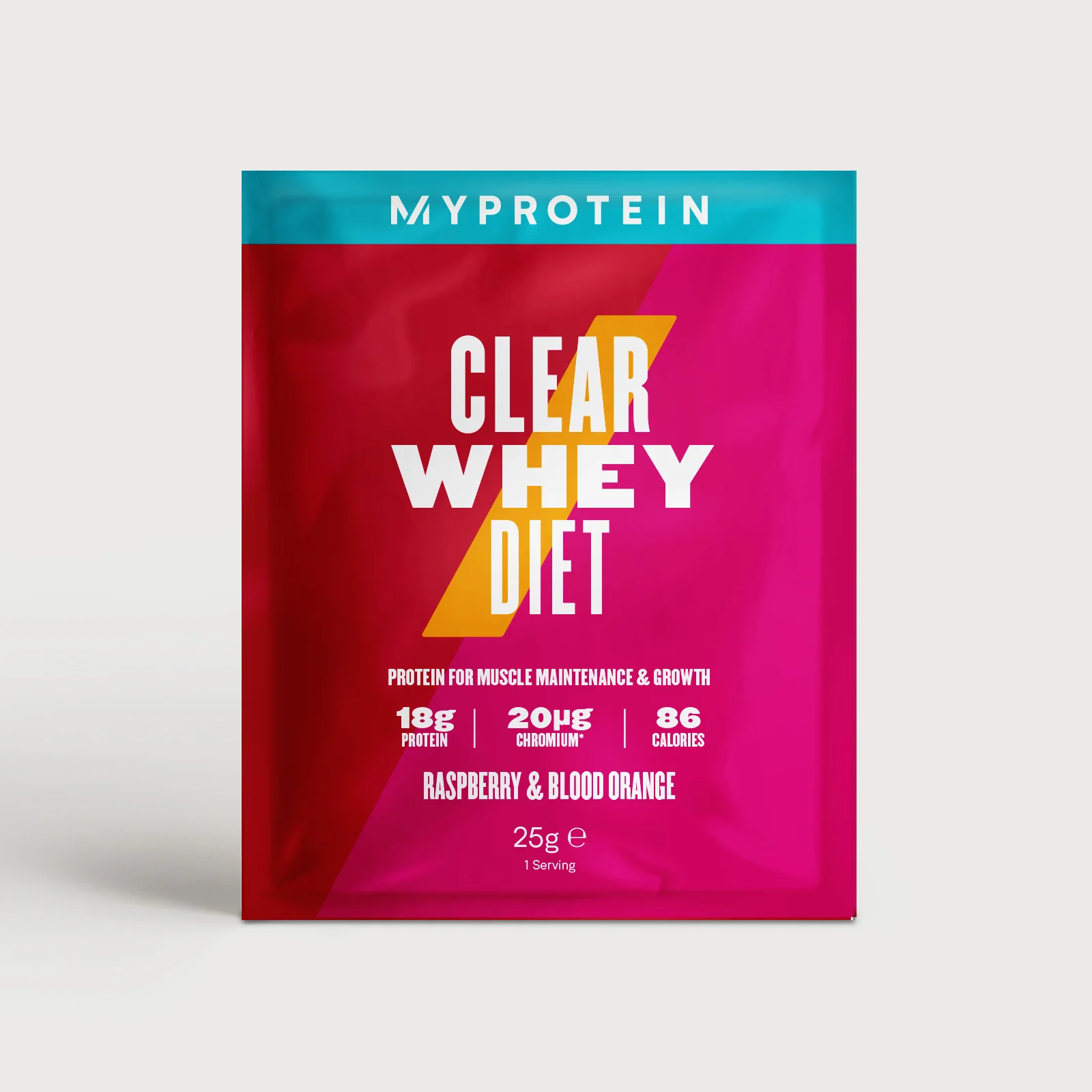 Myprotein Clear Diet Whey (Sample) - 25g - Raspberry & Blood Orange attēls 1
