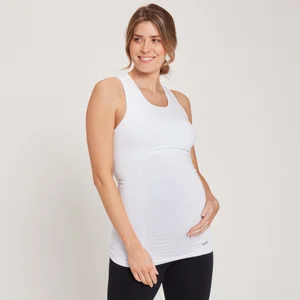 MP sieviešu bezvīļu sporta tops grūtniecēm — Balts - Size XS