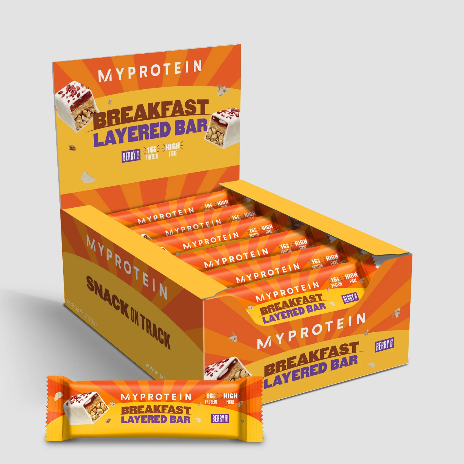 Kārtainais brokastu batoniņš - 12x60g - Ogas attēls 1