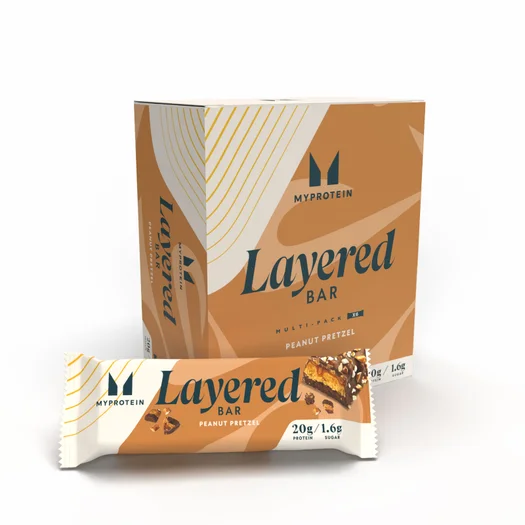 Proteīnu batoniņš ar 6 kārtām - 6 x 60g - Chocolate Peanut Pretzel