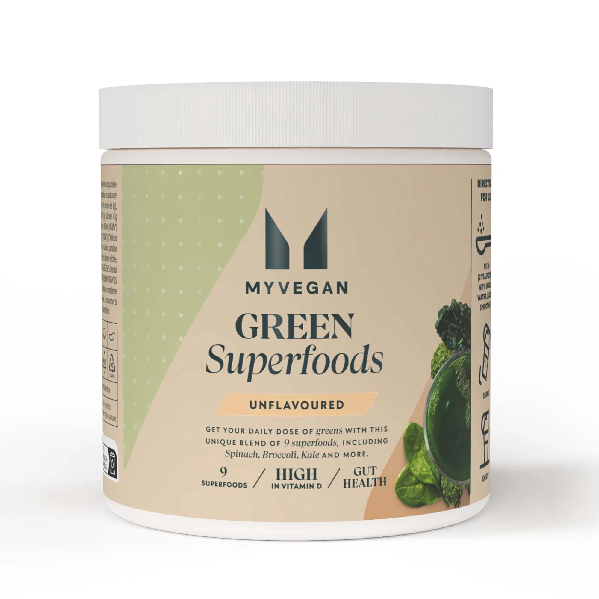 Zaļā superpārtika - 500g - Raspberry & Cranberry attēls 1