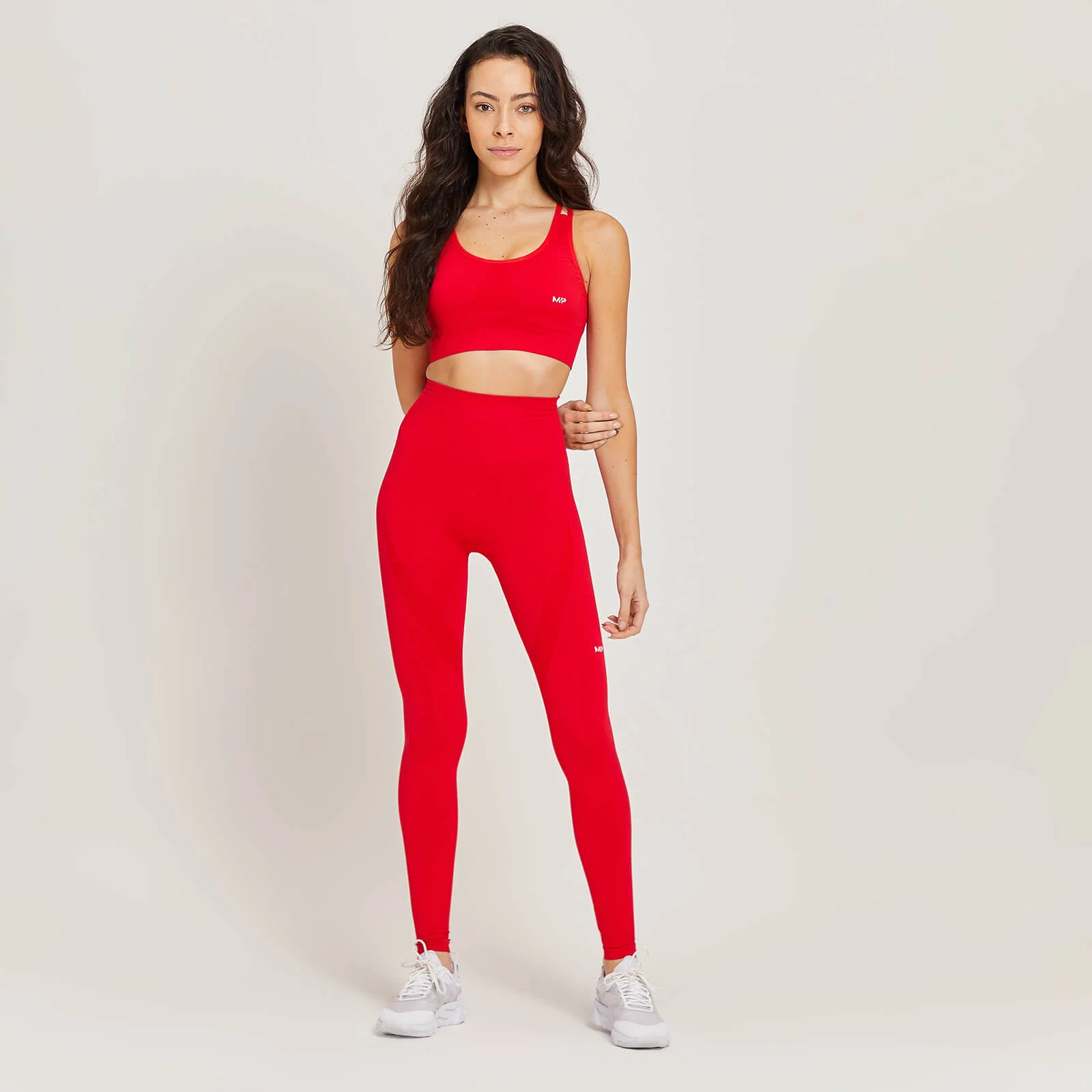 Limited Edition MP Sieviešu Tempo legingi un sporta krūšturis - Sarkans - XXS - XXS attēls 1