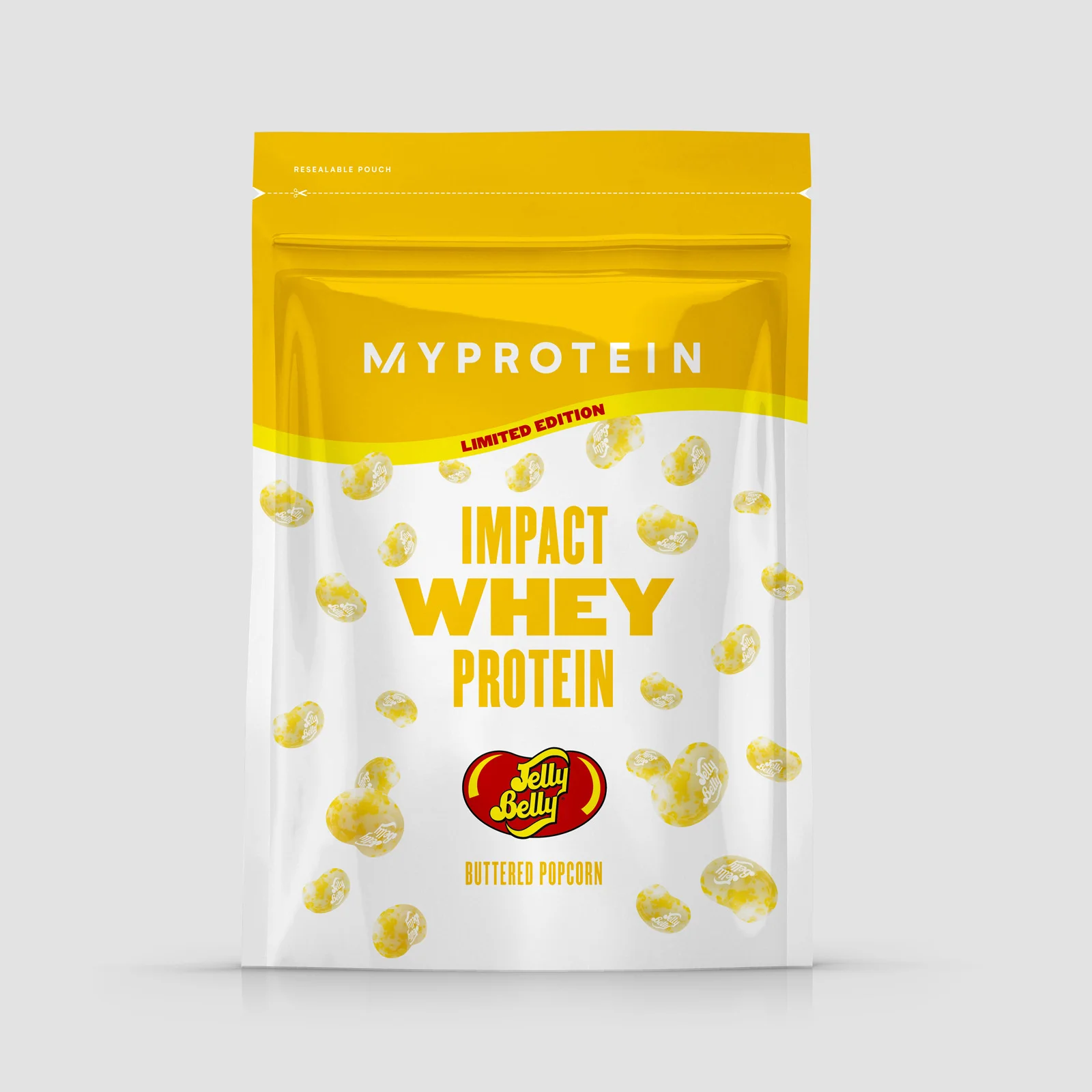Impact sūkalu proteīni — Jelly Belly® klāsts - 40servings - Buttered Popcorn attēls 1