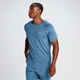 MP vīriešu t-krekls ar īsām piedurknēm “Training” — Pelēcīgi zils