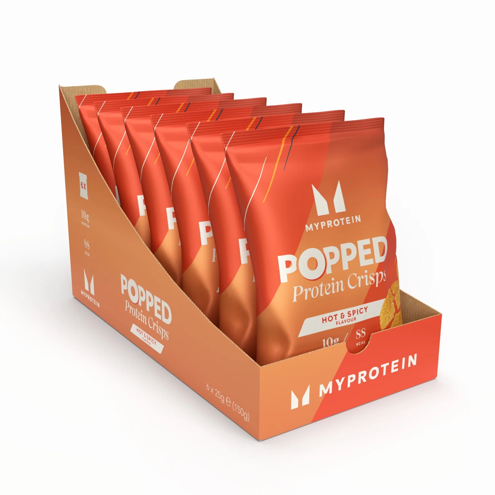 Grauzdēti proteīna čipsi - Hot & Spicy attēls 1