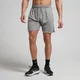 MP vīriešu viegla 7" auduma šorti “Training” — Pelēki