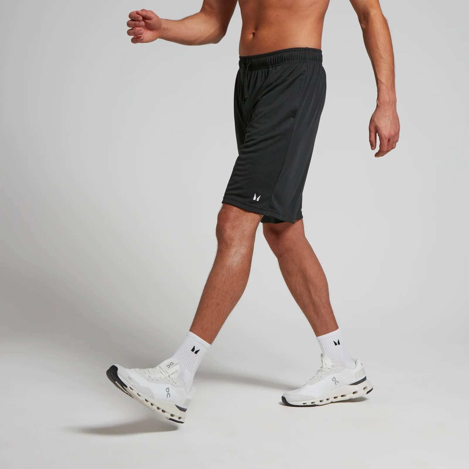 MP vīriešu viegla auduma šorti ar 9 collu staras iekšējo daļu “Training” — Melni - XXS attēls 1