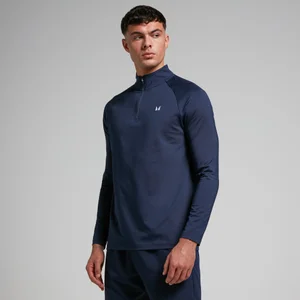 MP vīriešu sporta krekls ar 1/4 rāvējslēdzēju “Training” — Tumši zils - Size XS