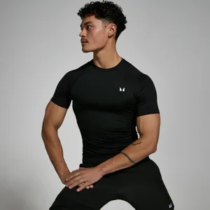 MP vīriešu sporta krekls ar garām piedurknēm “Baselayer” — Melns - Size XXS