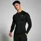 MP vīriešu sporta krekls ar garām piedurknēm “Baselayer” — Melns