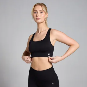 MP sieviešu bezvīļu sporta krūšturis “Shape” — Melns - Size XXS