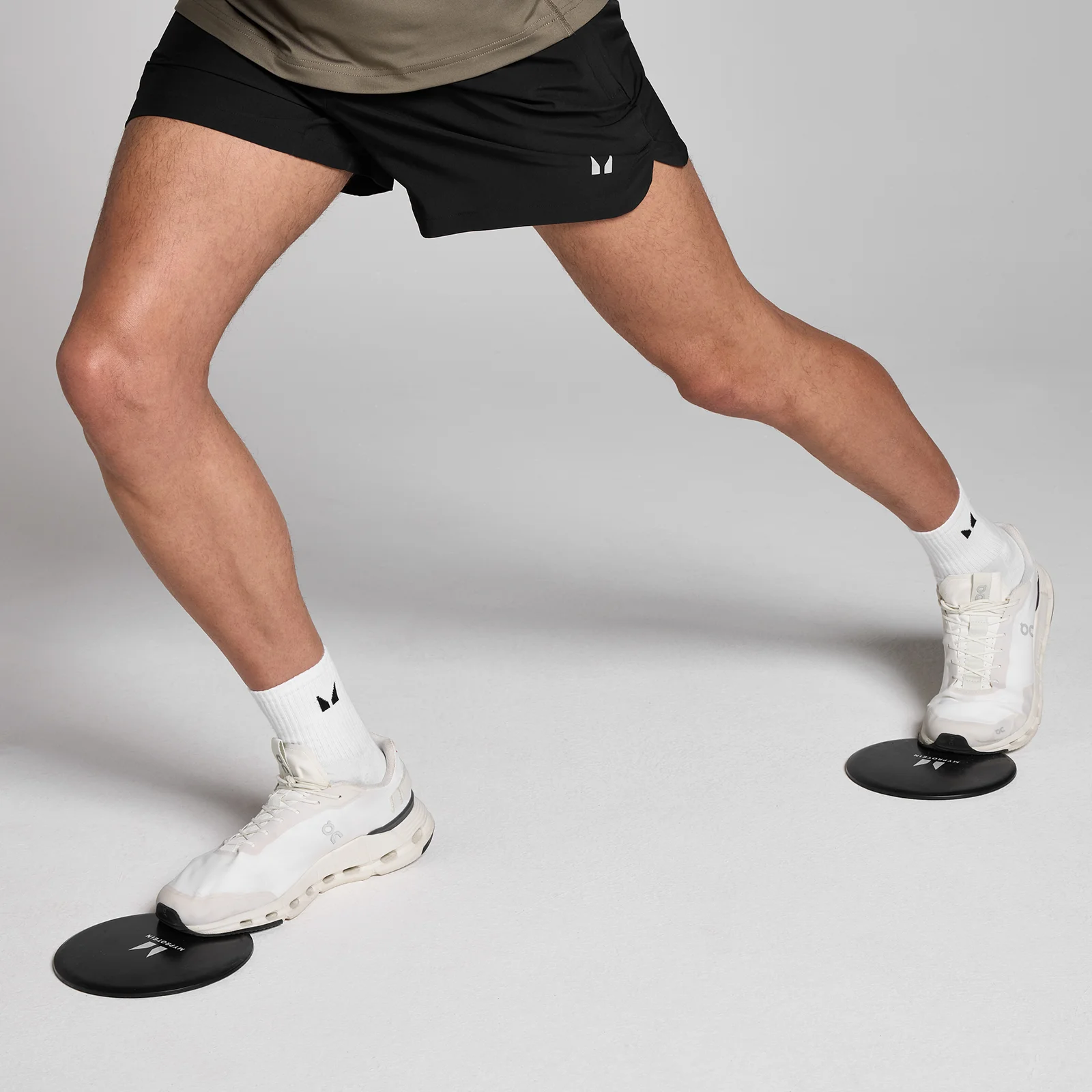 Myprotein slīdošie treniņu diski — Melni attēls 1