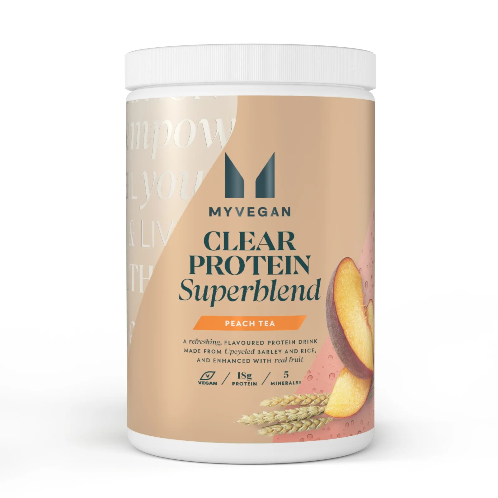 Myvegan Clear Protein Superblend - 20Porcijas - Peach Tea attēls 1