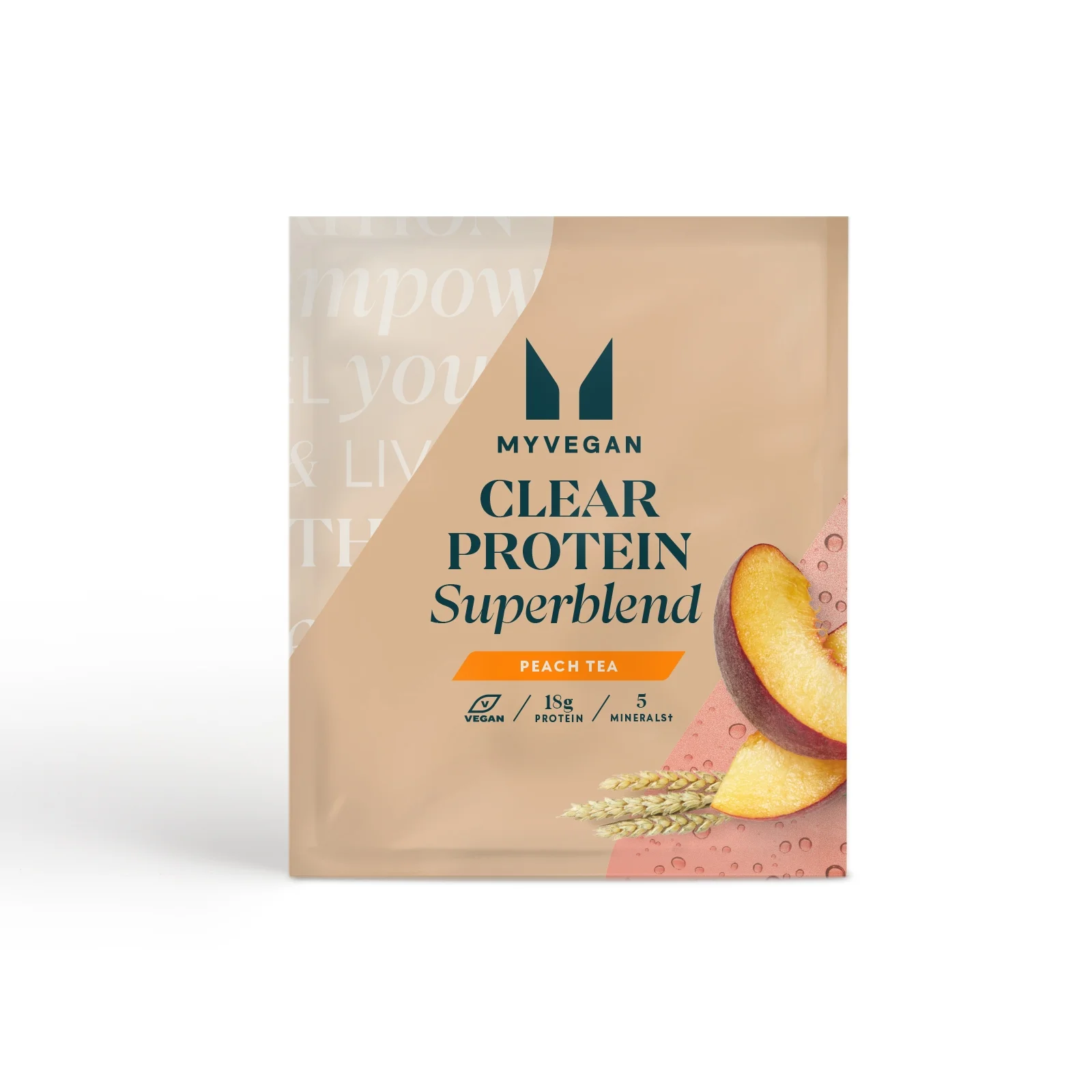 Myvegan Clear Protein Superblend (Sample) - 1servings - Peach Tea attēls 1