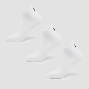 MP sporta zeķes, kas piemērotas abiem dzimumiem (iepakojumā 3 pāri) — Baltas - Size UK 2-5