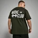 MP lielizmēra t-krekls “Move Club” — Tumši zaļš