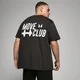 MP lielizmēra t-krekls “Move Club” — Baloti melns