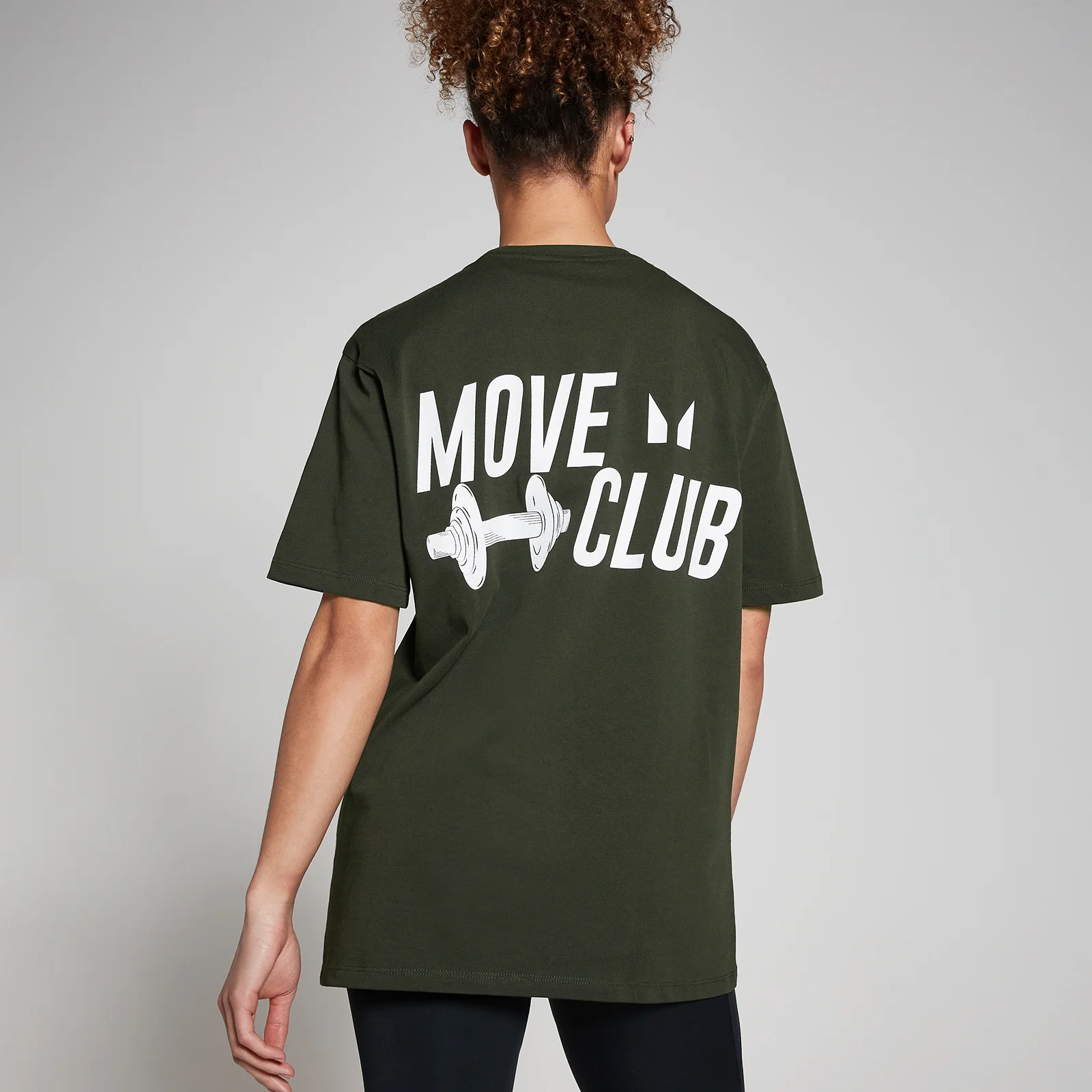 MP lielizmēra t-krekls “Move Club” — Tumši zaļš - XXL-XXXL attēls 1