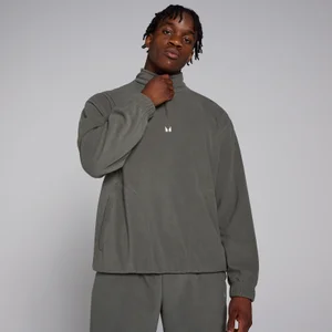 MP vīriešu flīsa džemperis ar 1/4 rāvējslēdzēja aizdari – Pelēks - Size XS