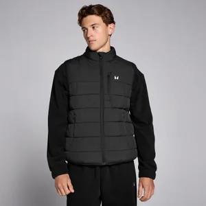 MP vīriešu viegli polsterēta veste — Melna - Size S