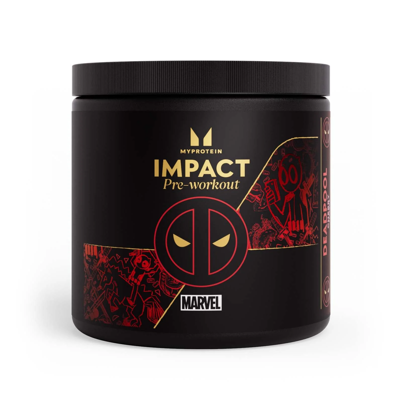 Impact Pre-Workout – Dedpūls - 40servings - Cherry attēls 1