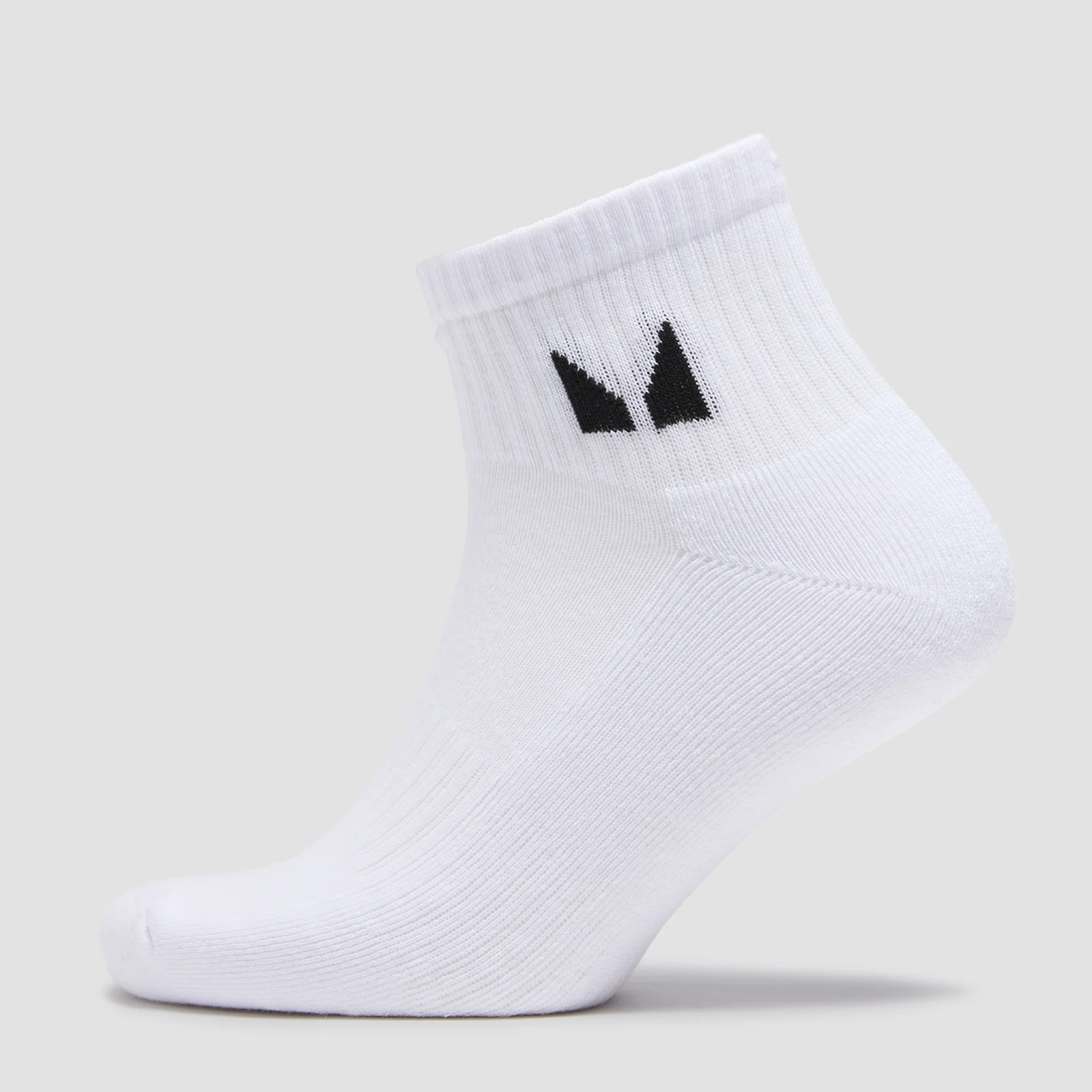 MP Unisex Ankle Socks (3 Pack) - White - UK 2-5 attēls 1
