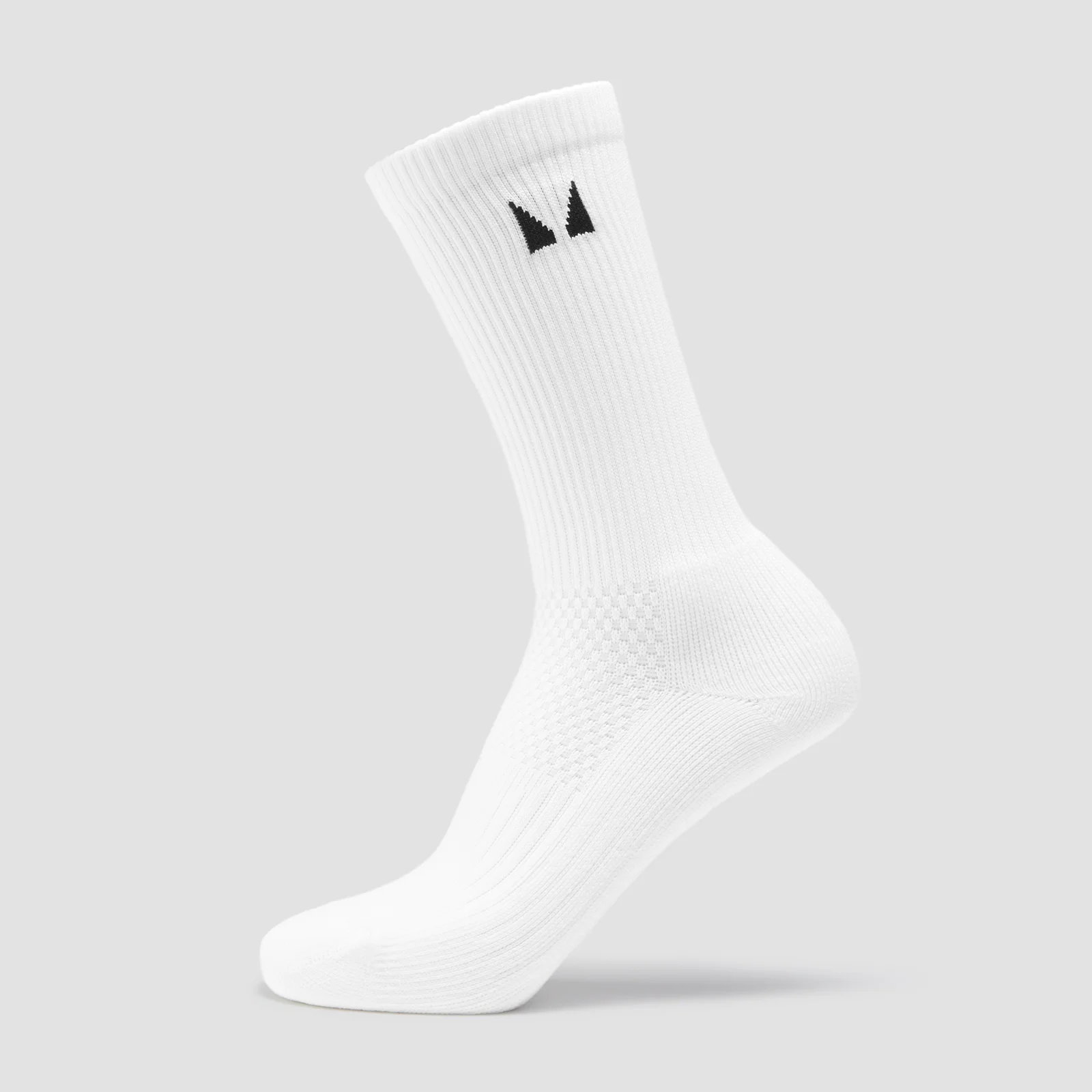 MP Running Socks - White - UK 9-11 attēls 1