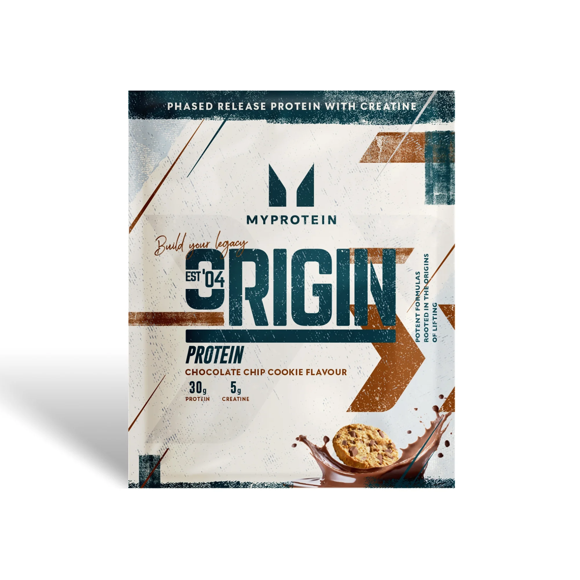 Origin Protein, with Creatine (Sample) - 1servings - Chocolate Chip Cookie attēls 1