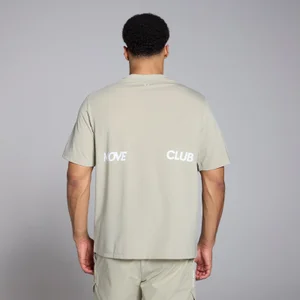 MP vīriešu lielizmēra T-krekls ar apdruku “Tempo” — Gaiši pelēks - Size XS